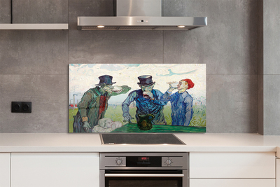 Szklany Panel Pijący - Vincent Van Gogh