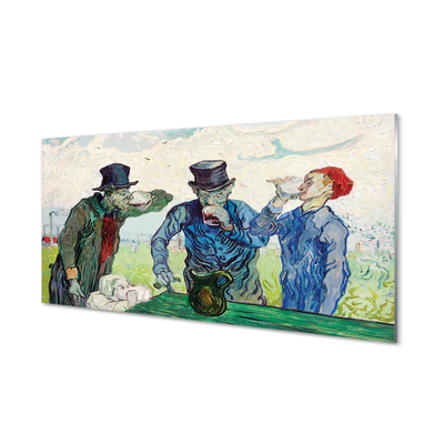 Szklany Panel Pijący - Vincent Van Gogh