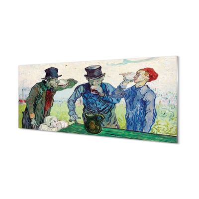 Szklany Panel Pijący - Vincent Van Gogh