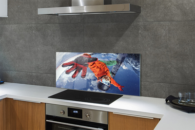 Panel nad Blat Kuchenny Snowboardzista w Akcji