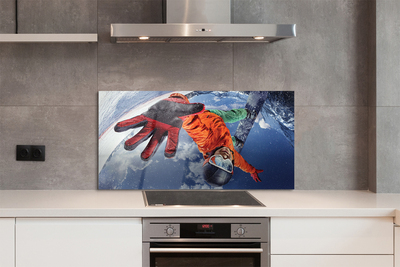 Panel nad Blat Kuchenny Snowboardzista w Akcji