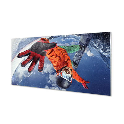 Panel nad Blat Kuchenny Snowboardzista w Akcji