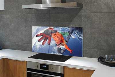 Panel nad Blat Kuchenny Snowboardzista w Akcji