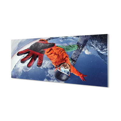 Panel nad Blat Kuchenny Snowboardzista w Akcji