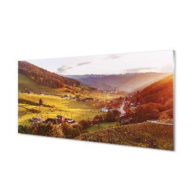 Panel Szklany Dolina w Objęciach Lasu