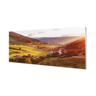 Panel Szklany Dolina w Objęciach Lasu