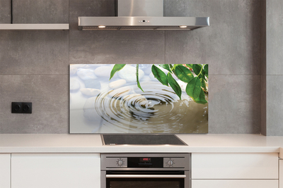 Szklany Panel Krystaliczny Plusk Wody