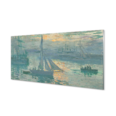 Szklany Panel Wschód Słońca - Claude Monet