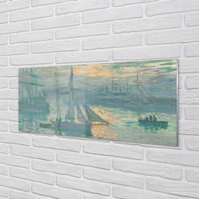 Szklany Panel Wschód Słońca - Claude Monet