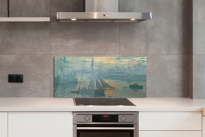 Szklany Panel Wschód Słońca - Claude Monet