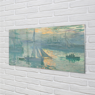 Szklany Panel Wschód Słońca - Claude Monet