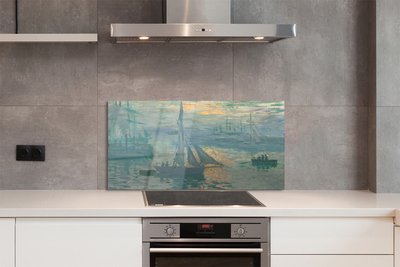 Szklany Panel Wschód Słońca - Claude Monet