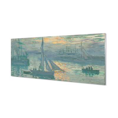 Szklany Panel Wschód Słońca - Claude Monet