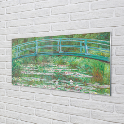 Szklany Panel Sztuka malowany most