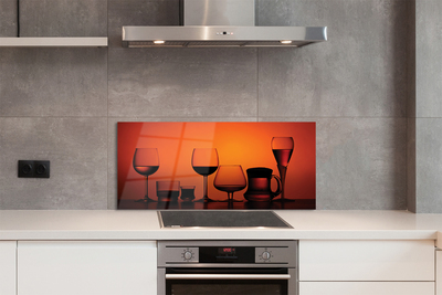 Szkło Ozdobne do Kuchni Zestaw Eleganckich Kieliszków