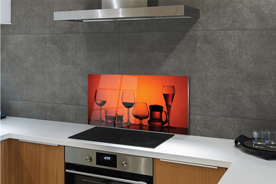 Szkło Ozdobne do Kuchni Zestaw Eleganckich Kieliszków