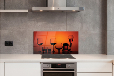 Szkło Ozdobne do Kuchni Zestaw Eleganckich Kieliszków