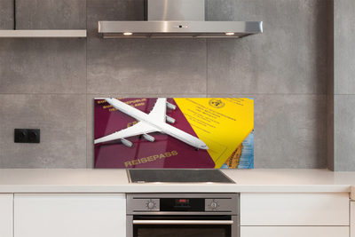 Panel nad Blat Kuchenny Atrybuty Podróżnika: Paszport i Mapa