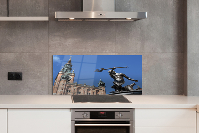 Panel szklany do Kuchni Zabytkowy Kościół v Gdańsku