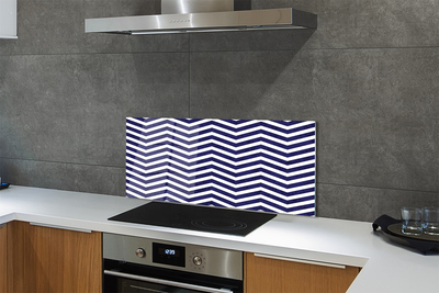 Szkło do Kuchni na Ścianę Klasyczne Paski