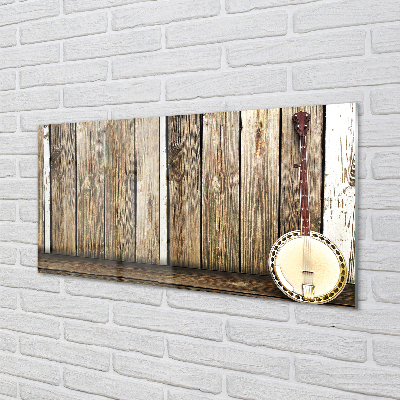 Szklany Panel Hawajskie Brzmienie Ukulele