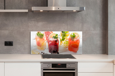 Panel szklany do Kuchni Orzeźwiające Drink Cytrusowe