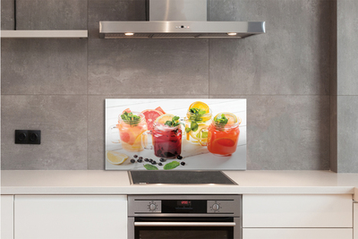 Panel szklany do Kuchni Orzeźwiające Drink Cytrusowe