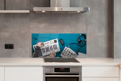 Panel szklany do Kuchni Stanowisko Mikserskie DJ-a