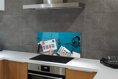 Panel szklany do Kuchni Stanowisko Mikserskie DJ-a