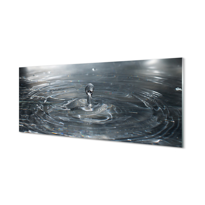 Szklany Panel Dynamika Kropli Wody