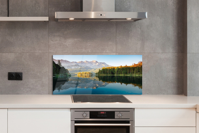 Panel Szklany Jezioro w Niemieckich Alpach