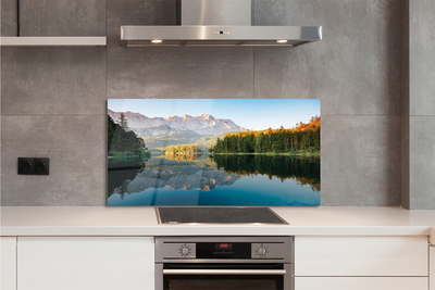 Panel Szklany Jezioro w Niemieckich Alpach