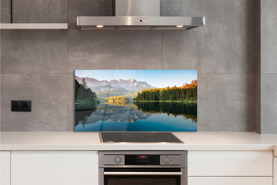 Panel Szklany Jezioro w Niemieckich Alpach