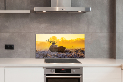 Panel nad Blat Kuchenny Zimowy Świt z Jeleniem