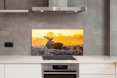 Panel nad Blat Kuchenny Zimowy Świt z Jeleniem