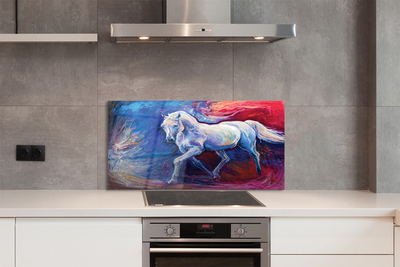 Szklany Panel Sylwetka Konia