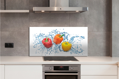 Panel nad Blat Kuchenny Kolorowe Papryki w Wodzie