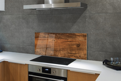 Szklany Panel Sęki na Drewnianej Desce