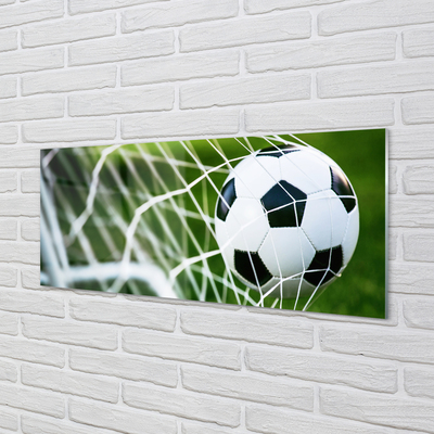 Szkło do Kuchni na Ścianę Piłka w Świetle Bramki