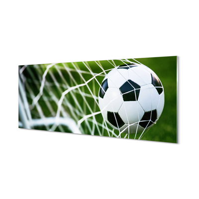 Szkło do Kuchni na Ścianę Piłka w Świetle Bramki