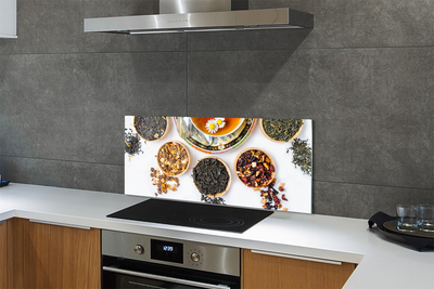 Szklany Panel Herbata Ziołowa w Kubku