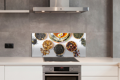 Szklany Panel Herbata Ziołowa w Kubku