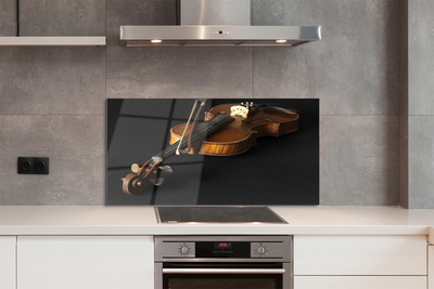 Panel szklany do Kuchni Elegancja Klasycznych Skrzypiec