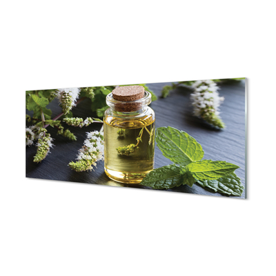 Szklany Panel Orzeźwiająca Herbata Miętowa