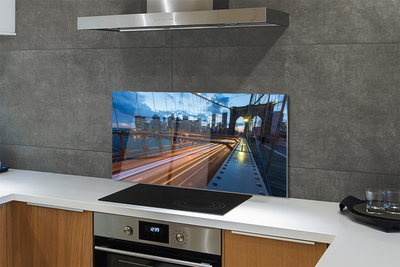 Panel Szklany Nowoczesne Miasto nad Rzeką