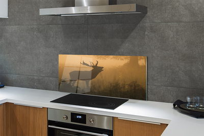 Panel nad Blat Kuchenny Sylwetka Jelenia o Wschodzie