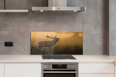 Panel nad Blat Kuchenny Sylwetka Jelenia o Wschodzie