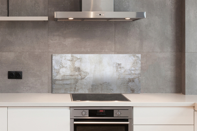 Panel nad Blat Kuchenny Eleganckie Połączenie: Beton i Marmur