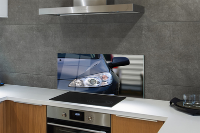 Szklany Panel Elegancki Czarny Samochód