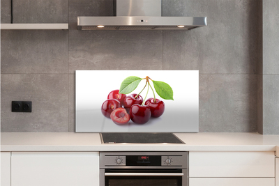 Panel szklany do Kuchni Słodkie Czereśnie